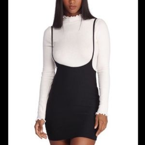 Windsor Intellectual Suspender Mini Skirt Black S